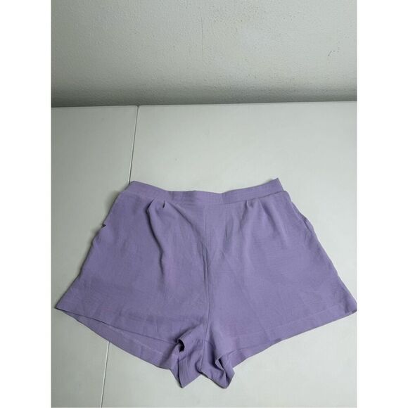 iris Pants - Iris Women’s Lavender Shorts Elastic Back Pockets Size L See Description